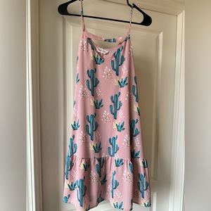 Peach Love Cactus Shift Dress